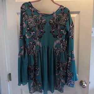 Free People sheer Tunic